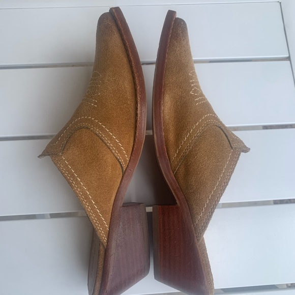 Patricia Nash slip on mules brown tan suede size 6 - Picture 11 of 15